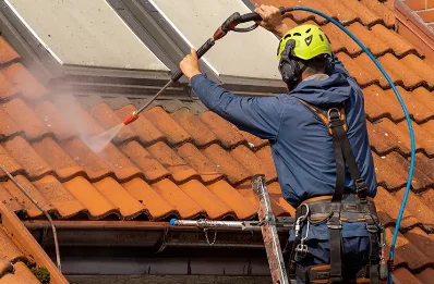 Démoussage et hydrofuge de toiture à Lempzours